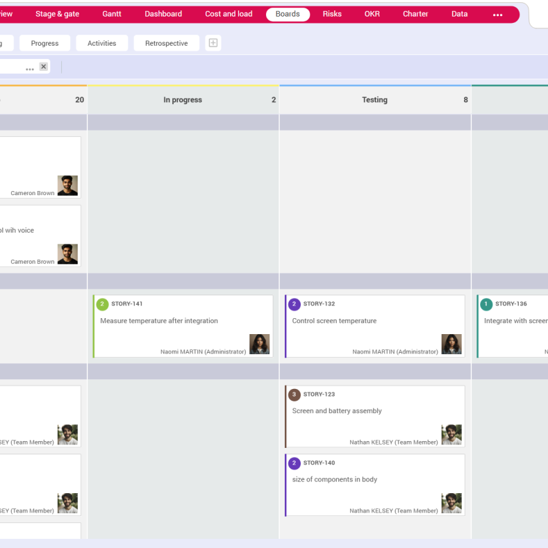 Enterprise 25Q3 Project Kanban Board