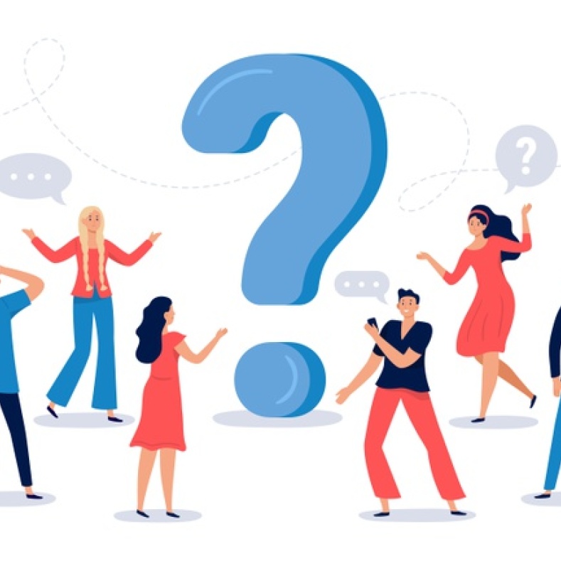people with questionmarks