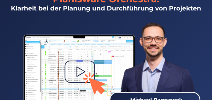 Salesman and software demo-screen