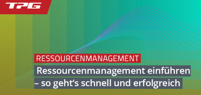Ressourcenmanagment Anzeige Webinar mit TPG